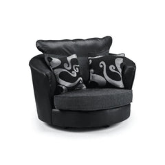 Black & Grey Swivel Chair
