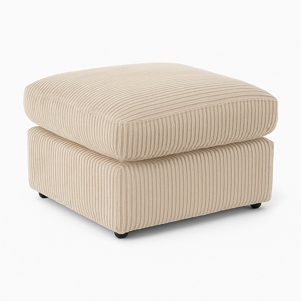 Jumbo Cord Footstool