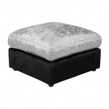 Crushed Velvet Footstool
