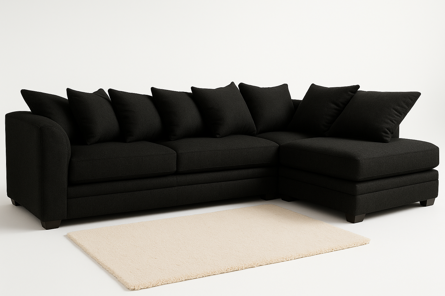 Chenille Corner Sofa