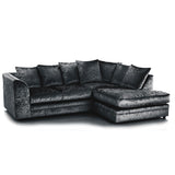 Crushed Velvet Black