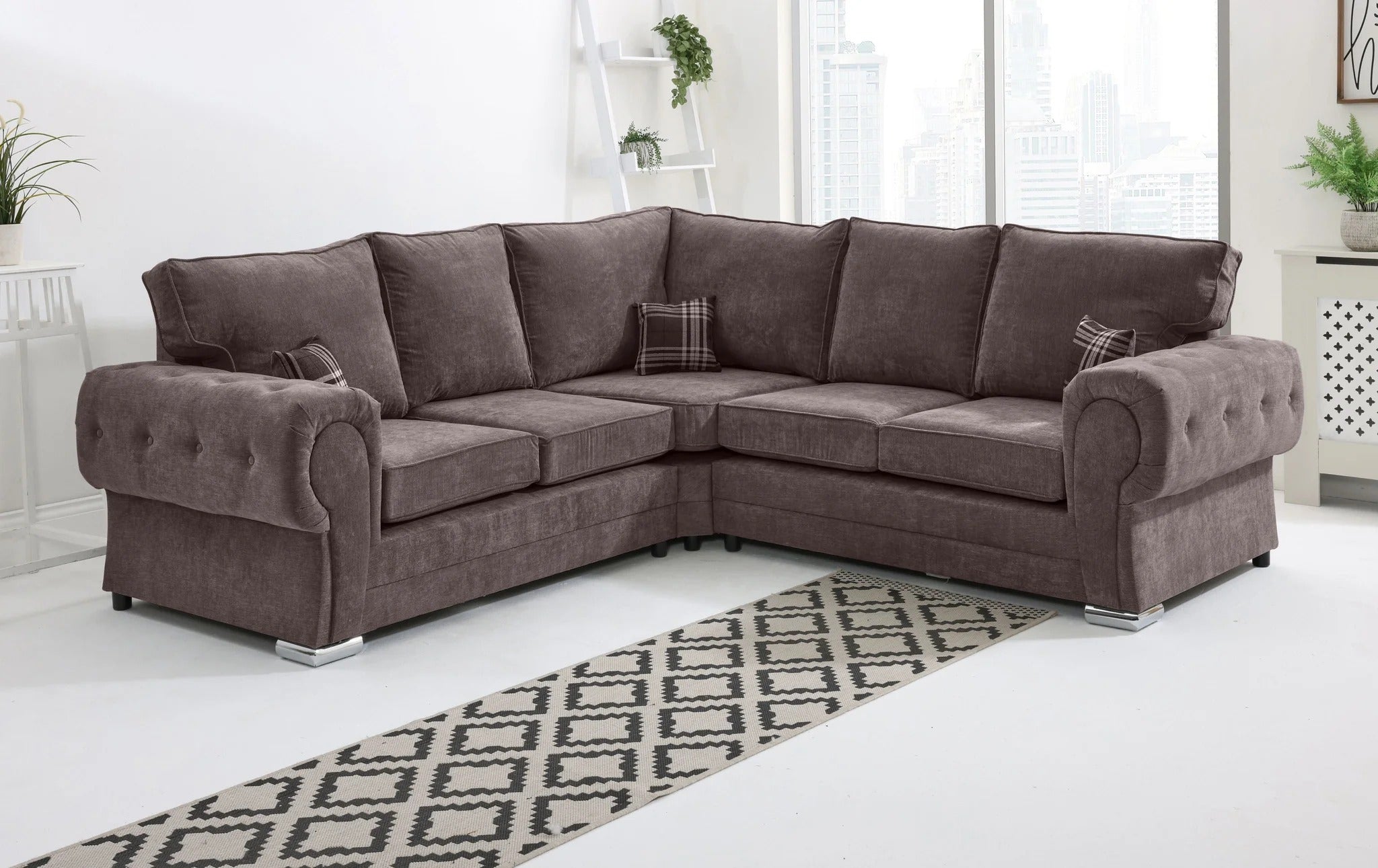 Verona High back Corner Sofa