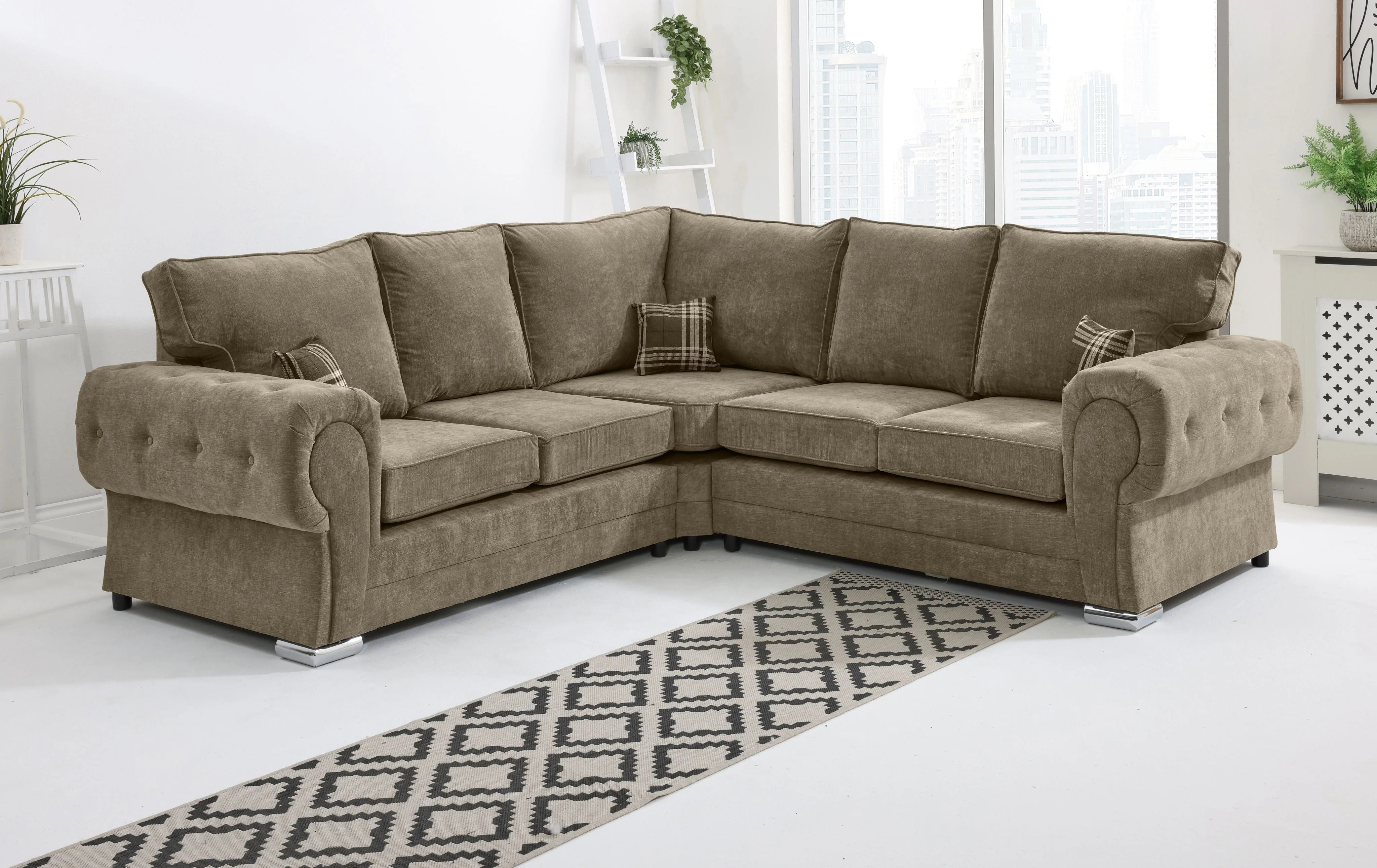 Verona High back Corner Sofa